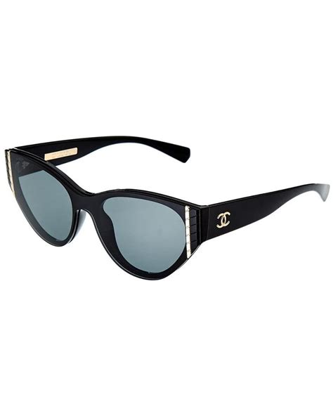 Chanel Black Women's Ch6054 C501/s4 60mm Sunglasses